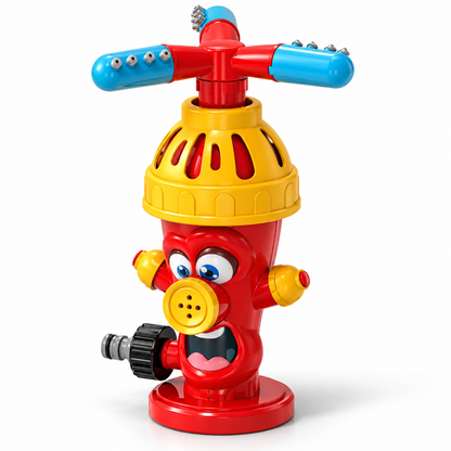 Rotating Fire Hydrant Sprinkler Toy – 360° Outdoor Water Sprayer for Kids, Backyard & Summer Fun