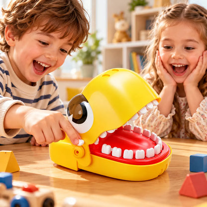 Yellow Shark Bite Game – Surprise Snap Interactive Party Toy for Kids